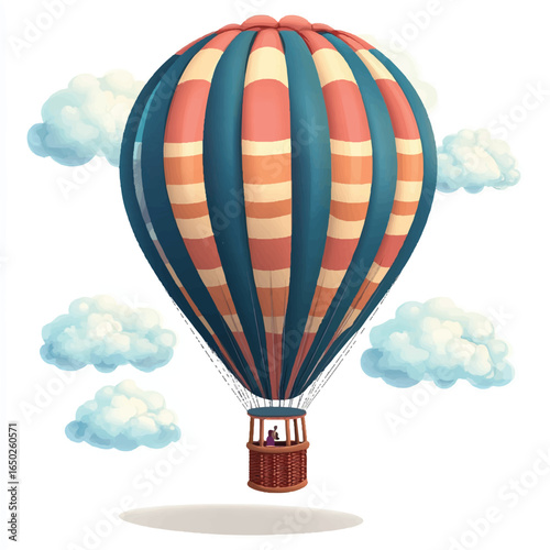 a hot air balloon