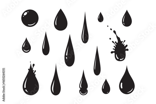 vector illustration of a drop of water