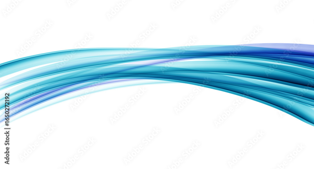 Fototapeta premium Abstract blue Gradient Stream Illustration