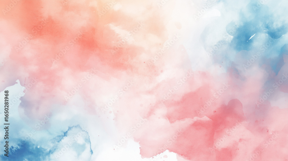 Fototapeta premium Colorful watercolour texture. Abstract watercolour with vibrant colors Colored background. Abstract background