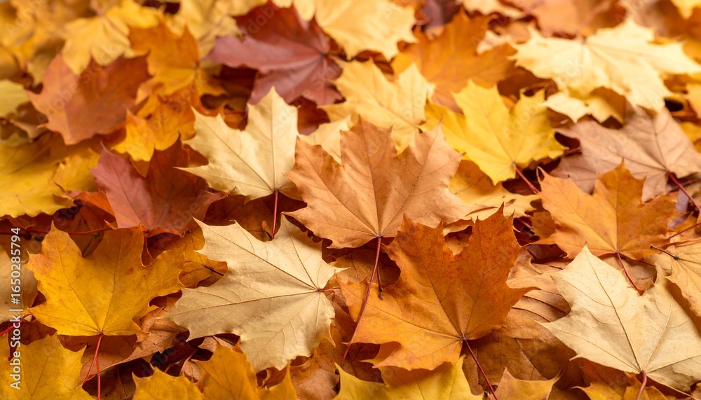 Vibrant carpet of fallen autumn maple leaves in warm hues, creating a beautiful natural background for the fall season. Vibrant carpet of fallen autumn maple leaves in warm hues, creating a beautiful natural background for the fall season.
