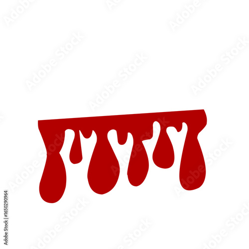 Dripping blood