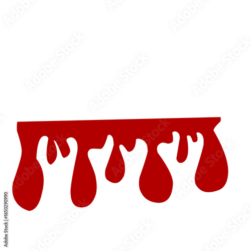 Dripping blood