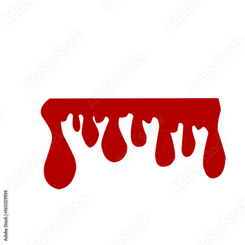 Dripping blood