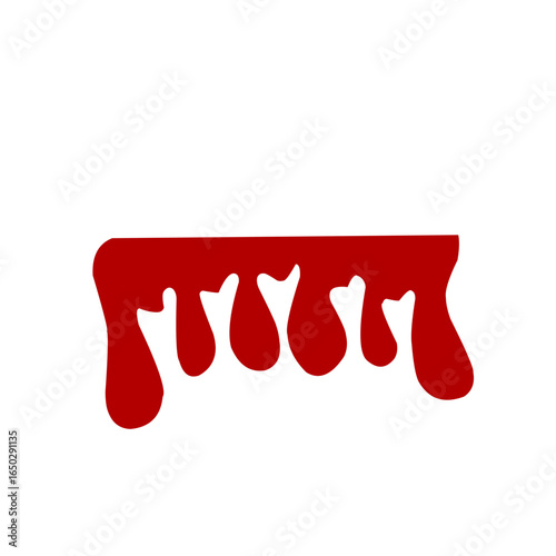 Dripping blood