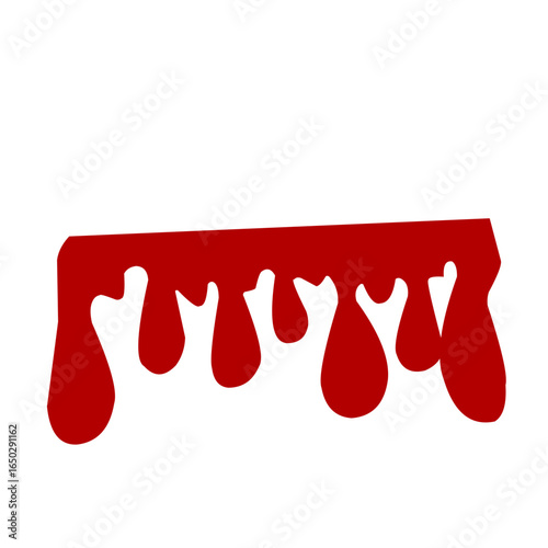Dripping blood