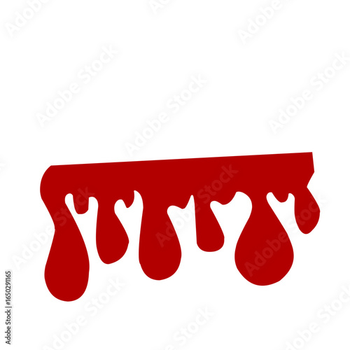 Dripping blood