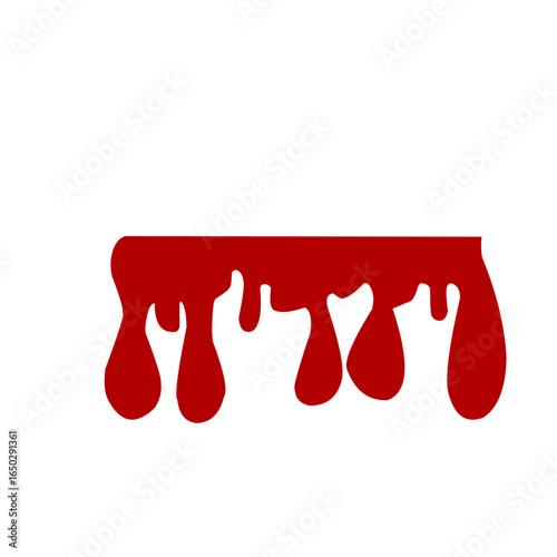 Dripping blood