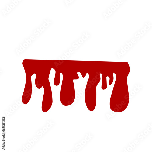 Dripping blood