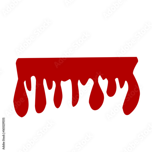Dripping blood