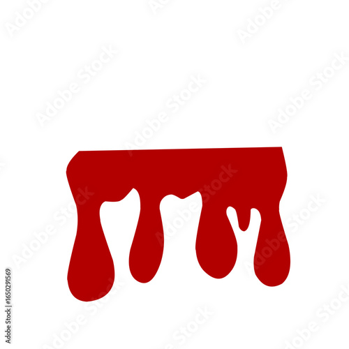 Dripping blood