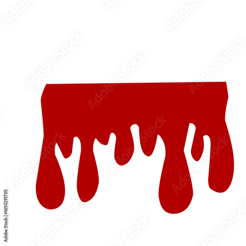 Dripping blood