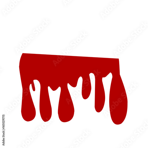 Dripping blood