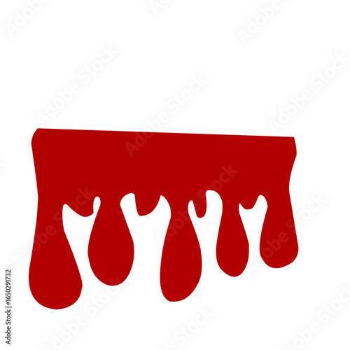 Dripping blood