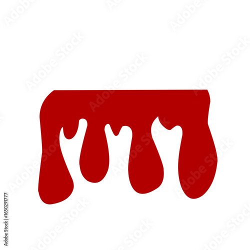 Dripping blood