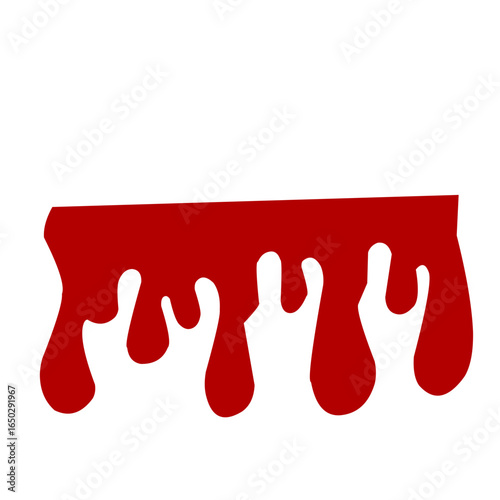 Dripping blood