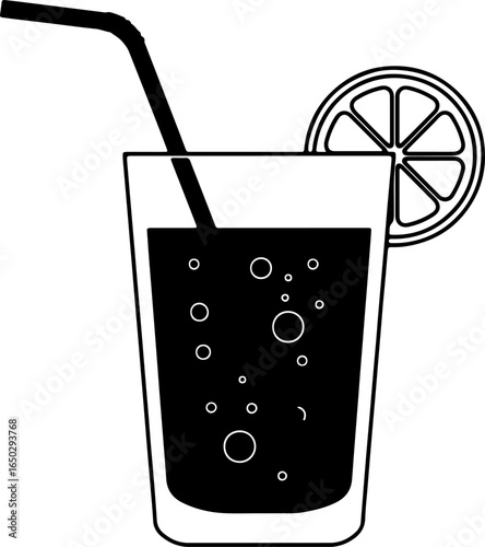 Refreshing Sparkling Citrus Drink A Glass of Summer