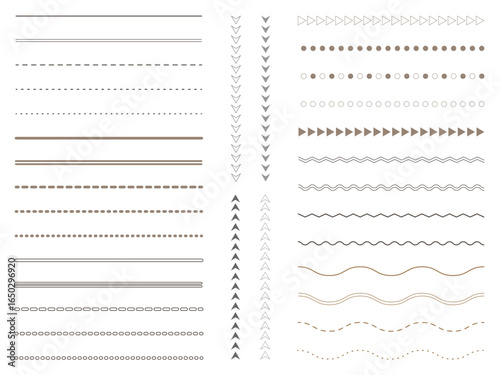 線あしらいナチュラルセット