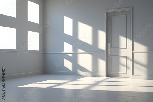 realistic window and tree branch shadow with light blur on transparent background,Summer sunlight and shadow overlay effect