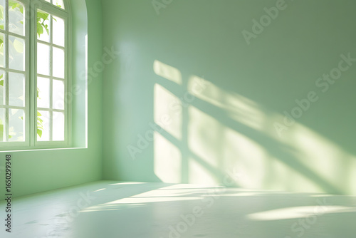 realistic window and tree branch shadow with light blur on transparent background,Summer sunlight and shadow overlay effect
