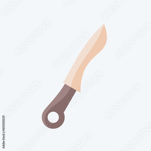 Icon Knife. related to Kitchen Utensils symbol. flat style. design editable