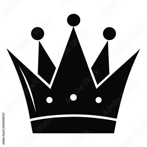 birthday crown vector icon