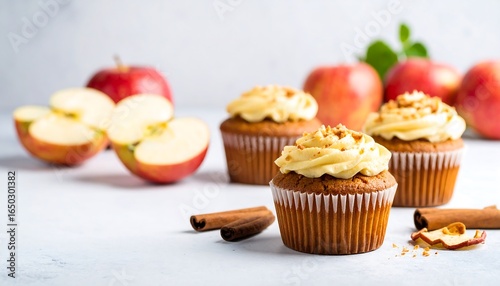 Delicious apple cupcakes