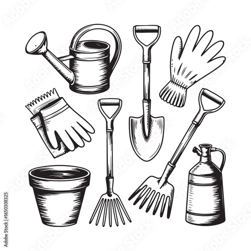 Gardening tools and supplies