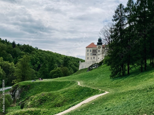 a beautiful castle in Ojców National Park