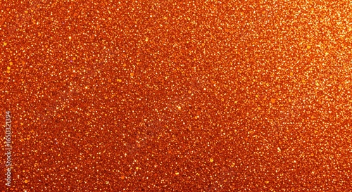 A rich and granular texture of countless small, shiny orange sparkles, ideal for a festive design element.

