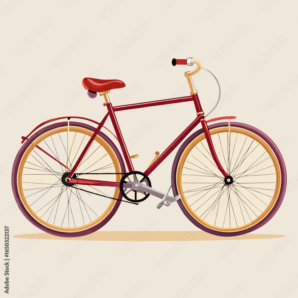 Fototapeta premium vintage bicycle vector