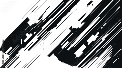 Wallpaper Mural Abstract halftone layered glitch texture Torontodigital.ca