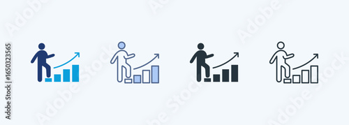 Growth Multiple Style Icon Collection