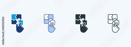 Puzzle Multiple Style Icon Collection
