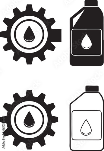 Gear Oil and Lubrication Illustration