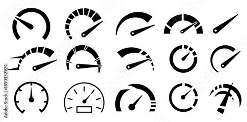 Speed and Motion Line Icons