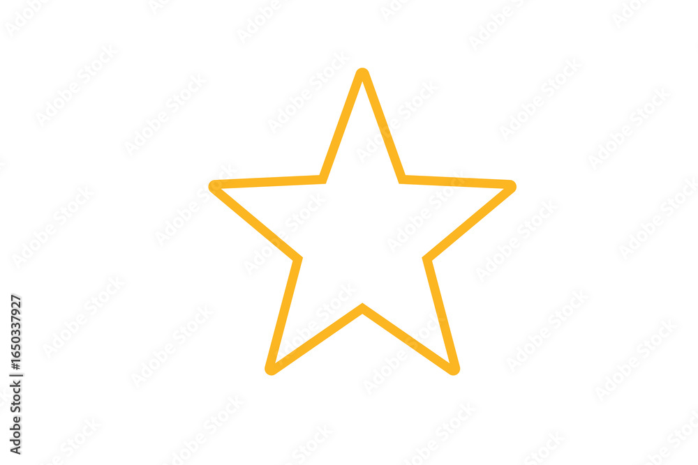 Obraz premium golden star icon