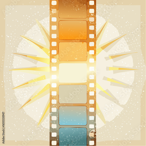 Lightly distressed film effect perfect for stylizing old footage