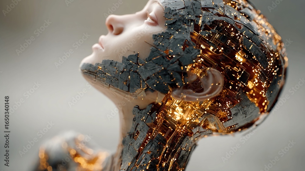 Naklejka premium Machine learning research exploring novel algorithms, architectures, and applications to advance artificial intelligence capabilities.