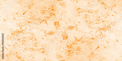 Abstract background with soft orange splashes and subtle scratches on a light beige canvas.