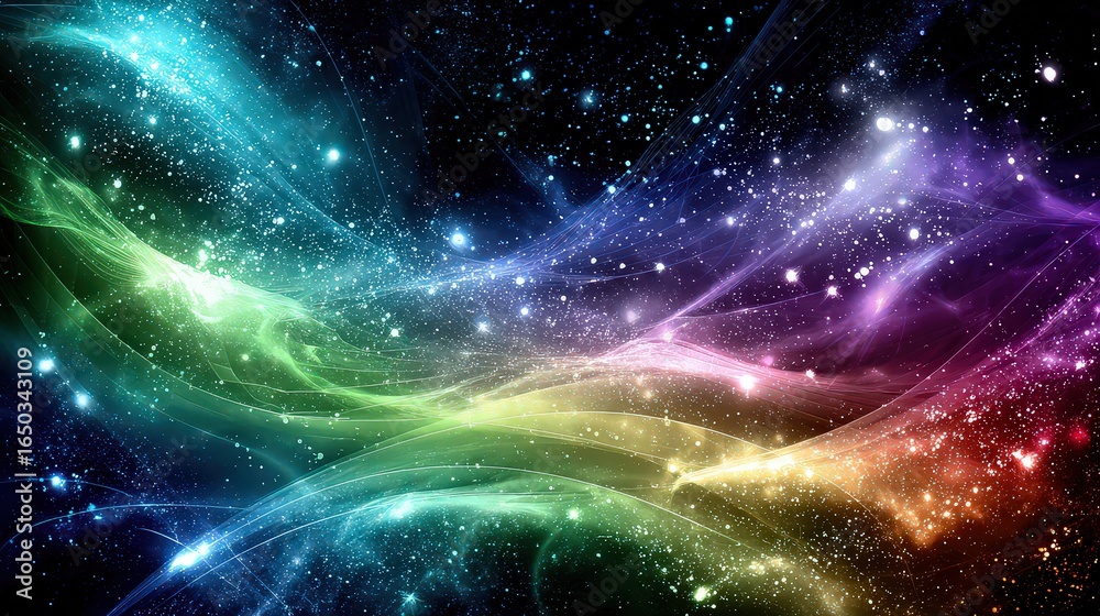 Obraz premium virtual space background