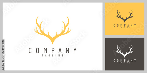 WildCrown – Elegant Deer Antlers Emblem Inspired by Nature and Adventure
