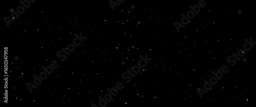 Vector perfect starry night sky background.