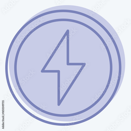 Free Download Icon Energy. related to Charging symbol. two tone style. design editable - GFXLoad