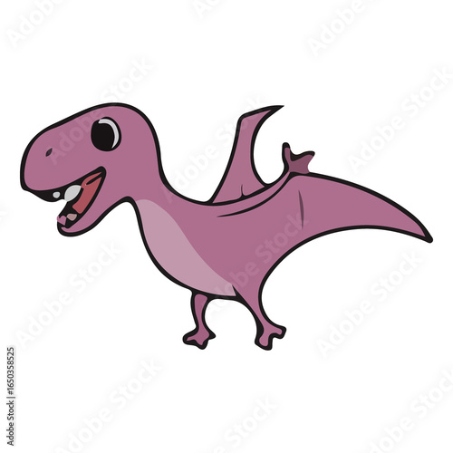 Cute and Adorable Cartoon Dinosaur Icon and Sticker, Cute dinosaur design, Prehistoric dinosaur