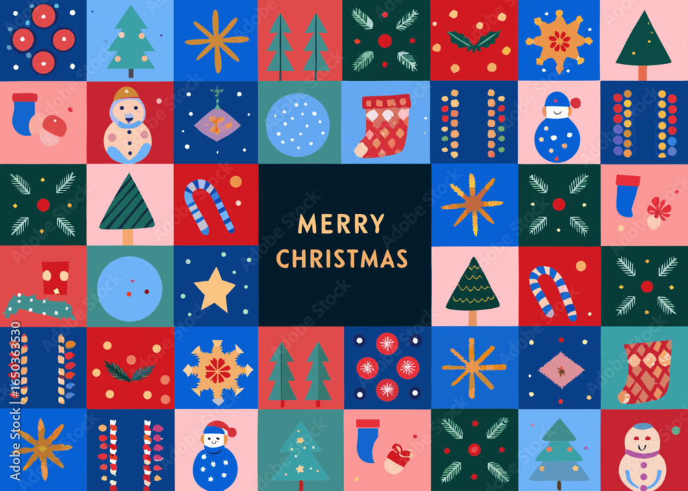 Fototapeta premium seamless pattern with christmas trees