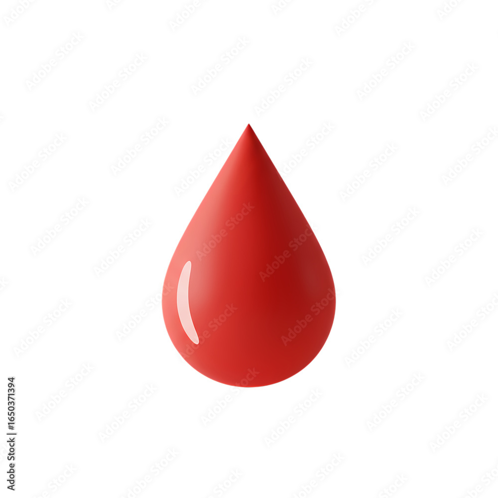 Obraz premium Red Drop: Vivid Pixel Art Texture