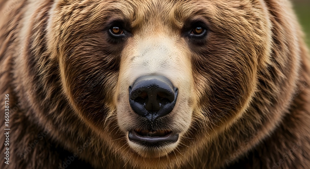 Obraz premium brown bear portrait