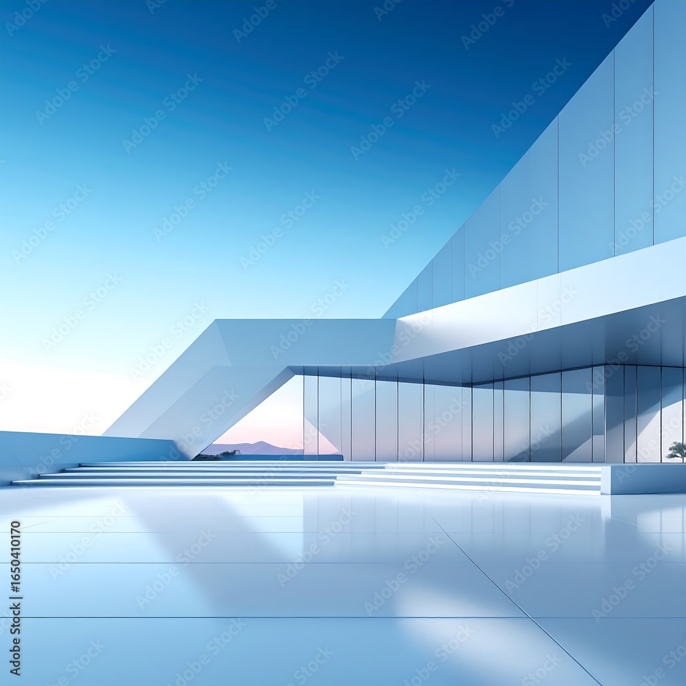 Fototapeta premium Modern architecture, exterior view