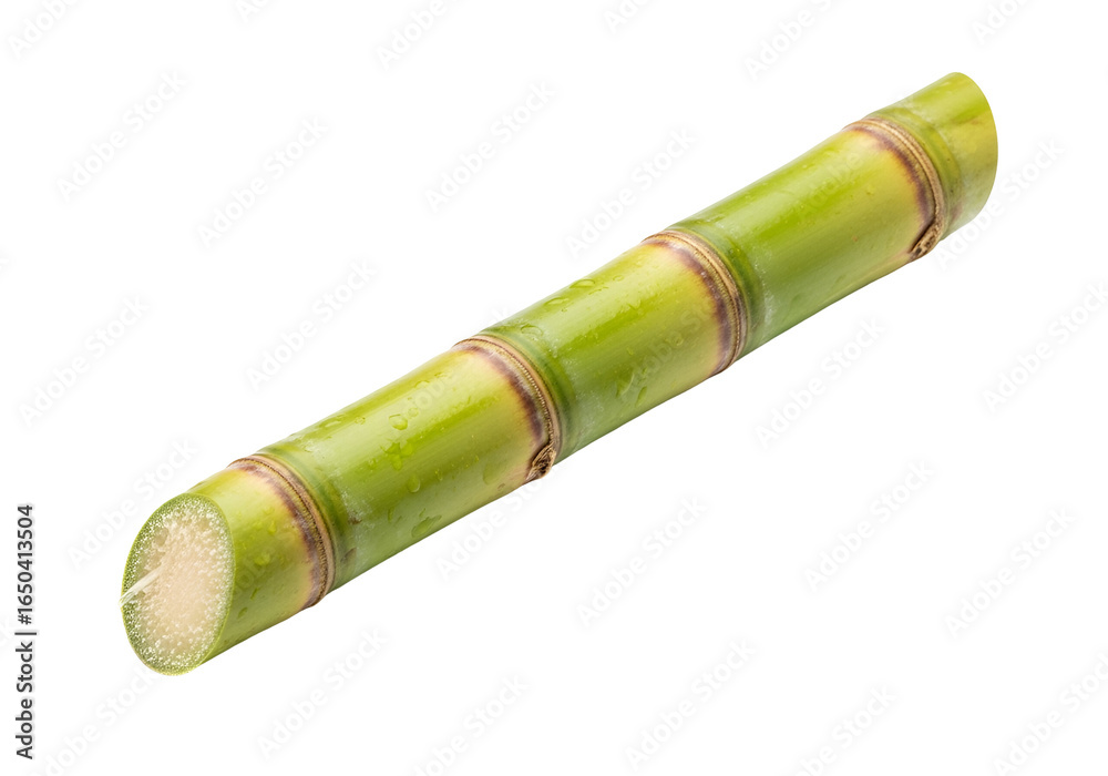 Fototapeta premium Close-up view of a sugar cane stalk.